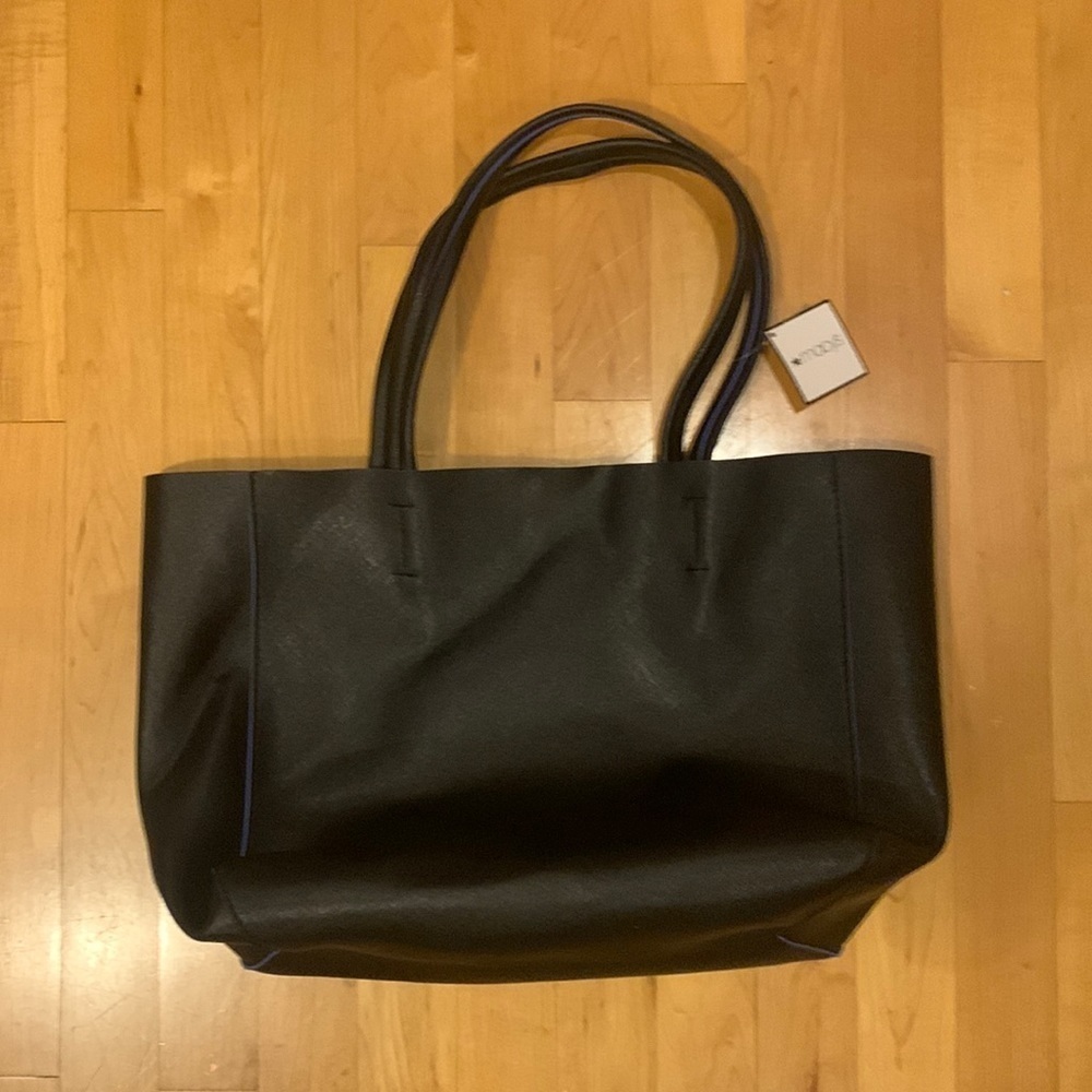 New Macys Black Tote Bag